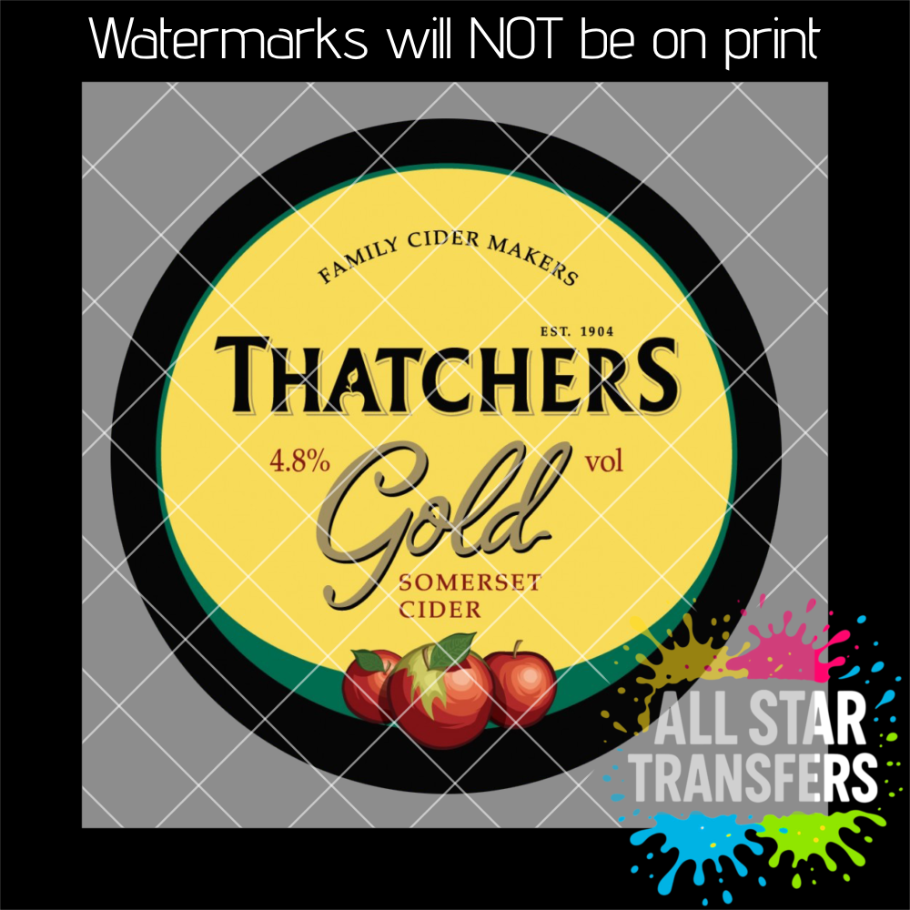 UV DTF - Thatcher's Gold