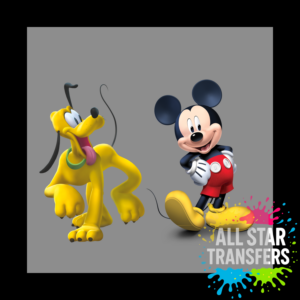 Mickey and Pluto