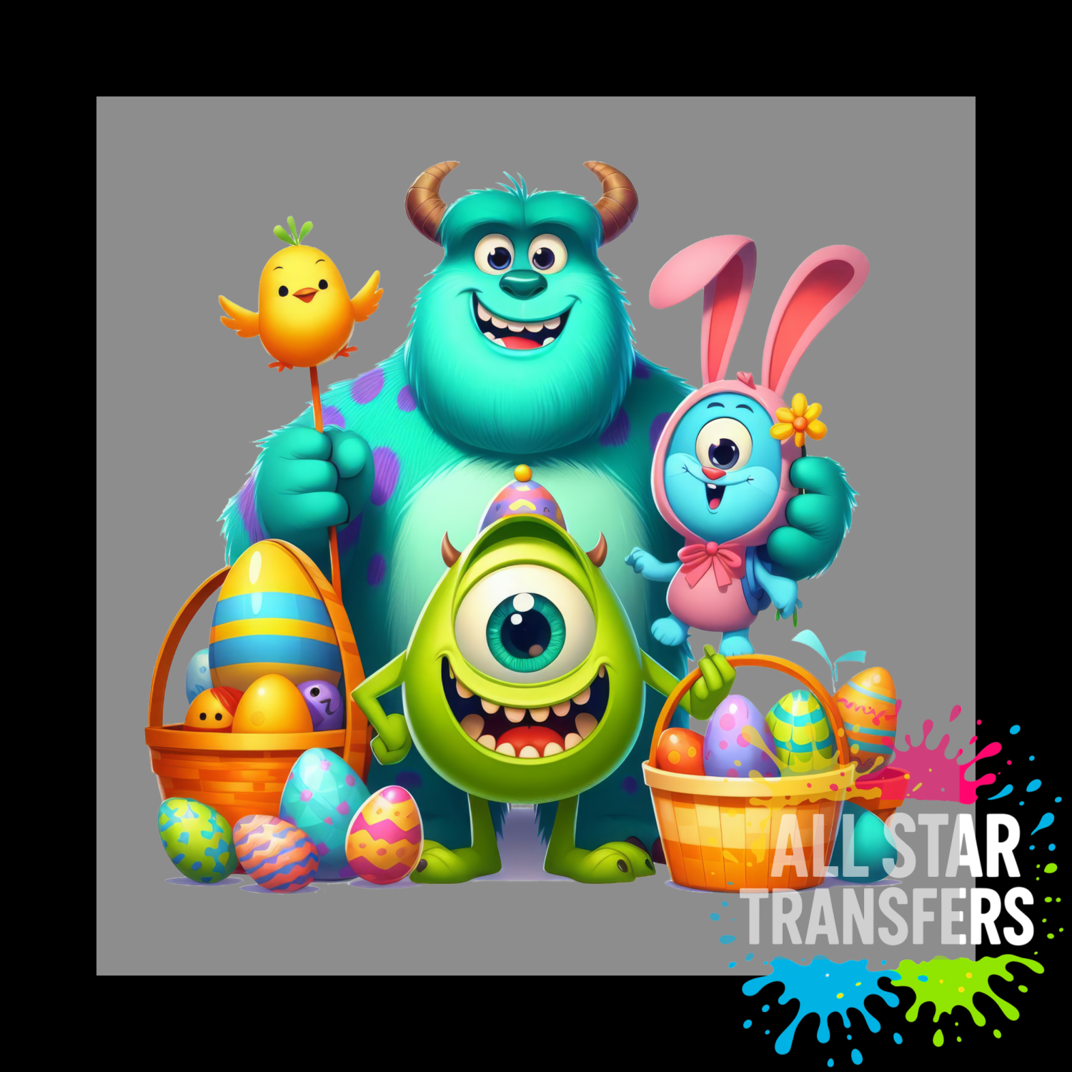 Happy Easter - Monsters Inc