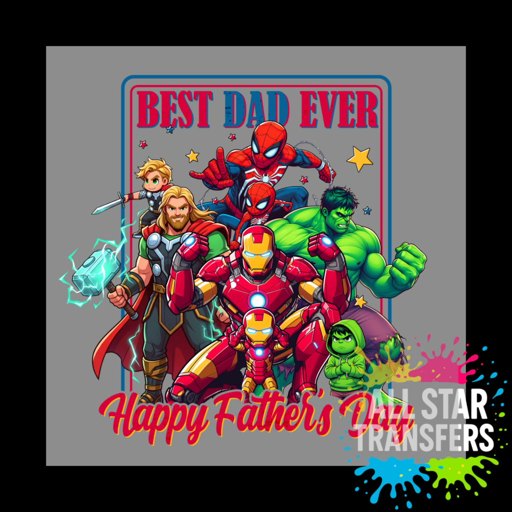 Dad - Superhero's Happy Fathers Day