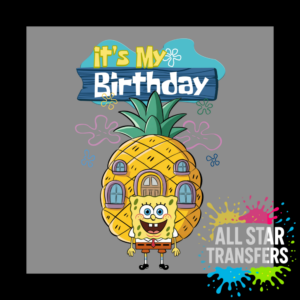 Sponge Pineapple its my birthday
