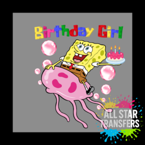 Sponge Birthday Girl