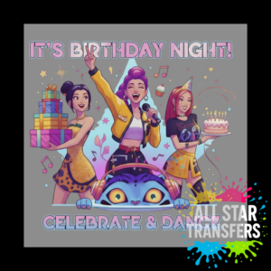 Huntrix Birthday Celebrate and Dance