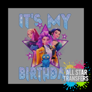 Huntrix Birthday Its My Birthday Blue
