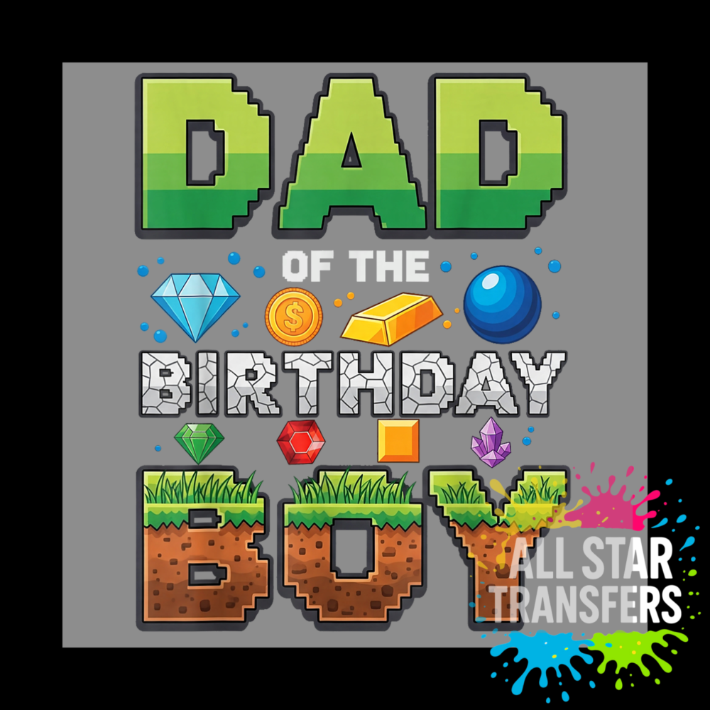 Gamer - Dad of the Birthday Boy
