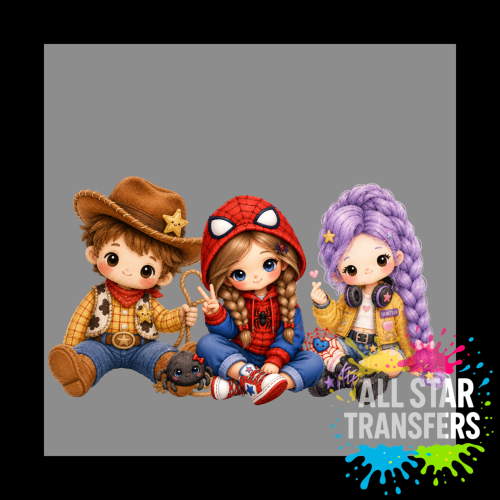 Woody,Spidey,KPOP Cartoon
