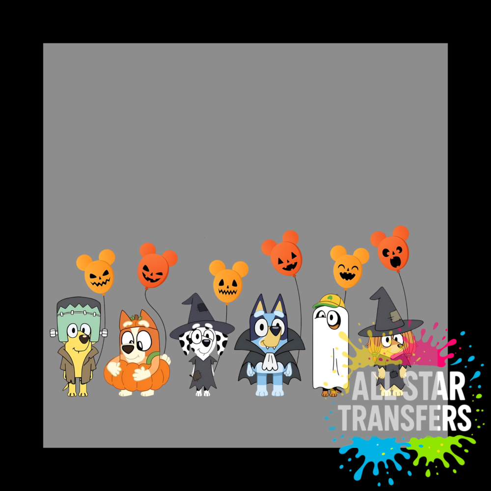 Halloween - Bluey Line Up Mickey Ears